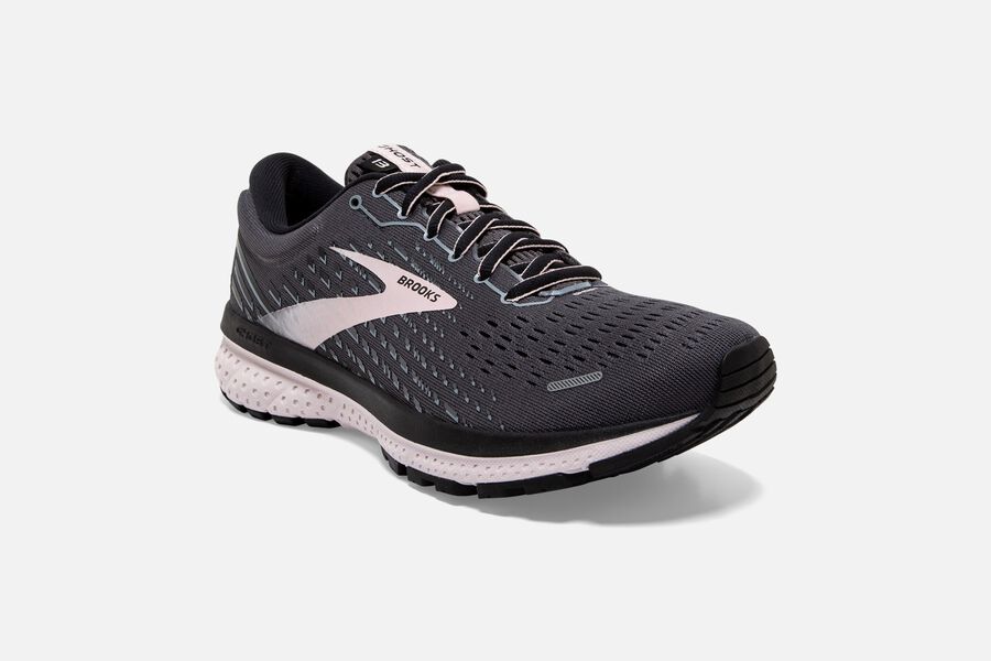 Brooks Ghost 13 Road Loopschoenen Dames - Zwart/Roze - 263908DQI